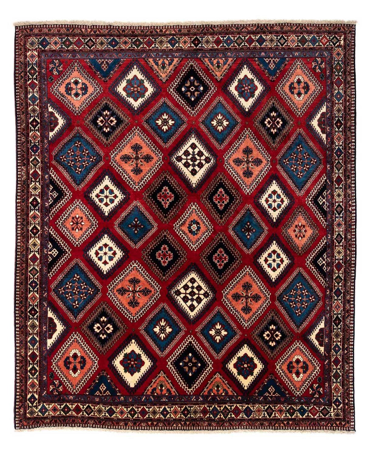 Tappeto Persero - Nomade - 290 x 252 cm - rosso scuro