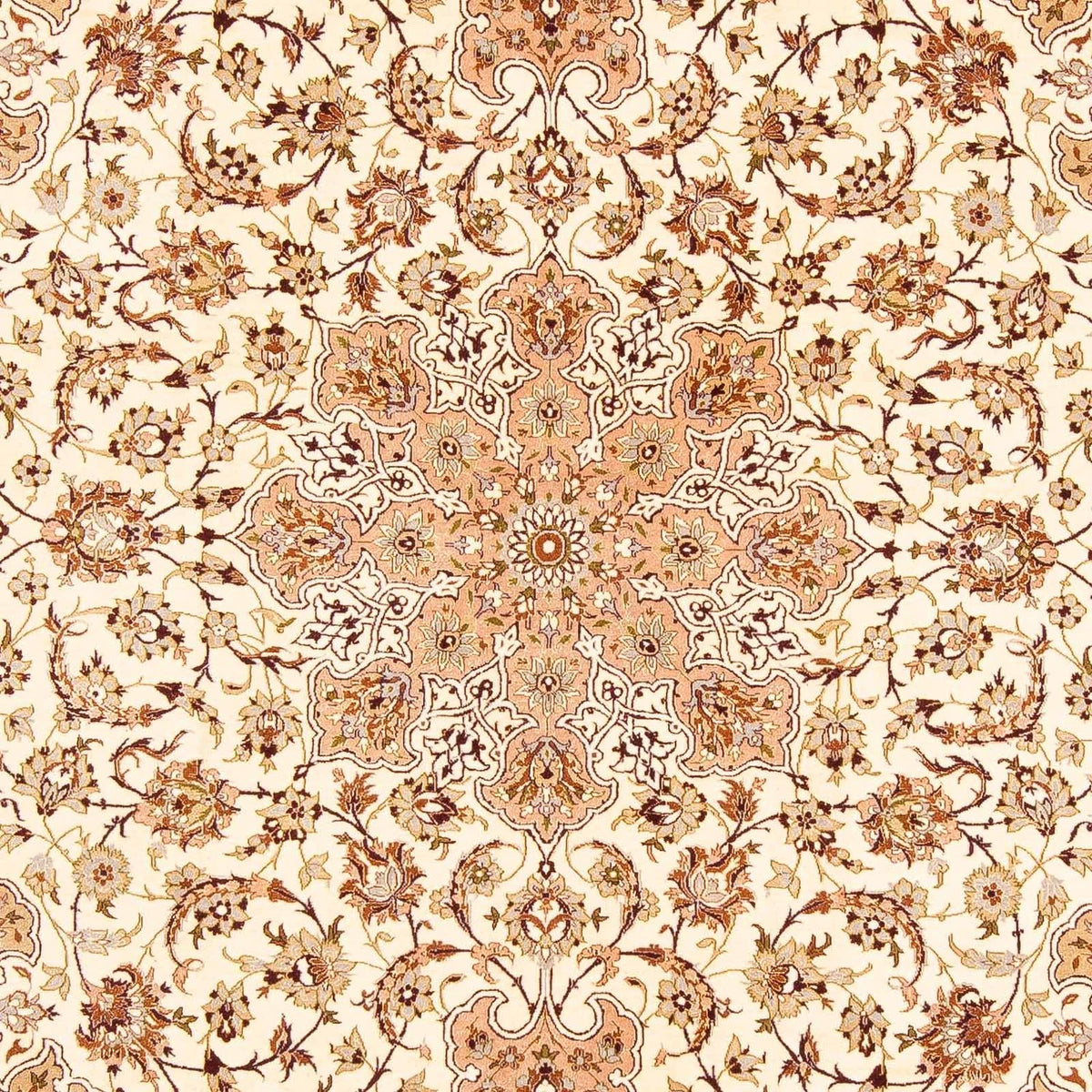 Tappeto Persero - Isfahan - Premio - 291 x 200 cm - marrone chiaro