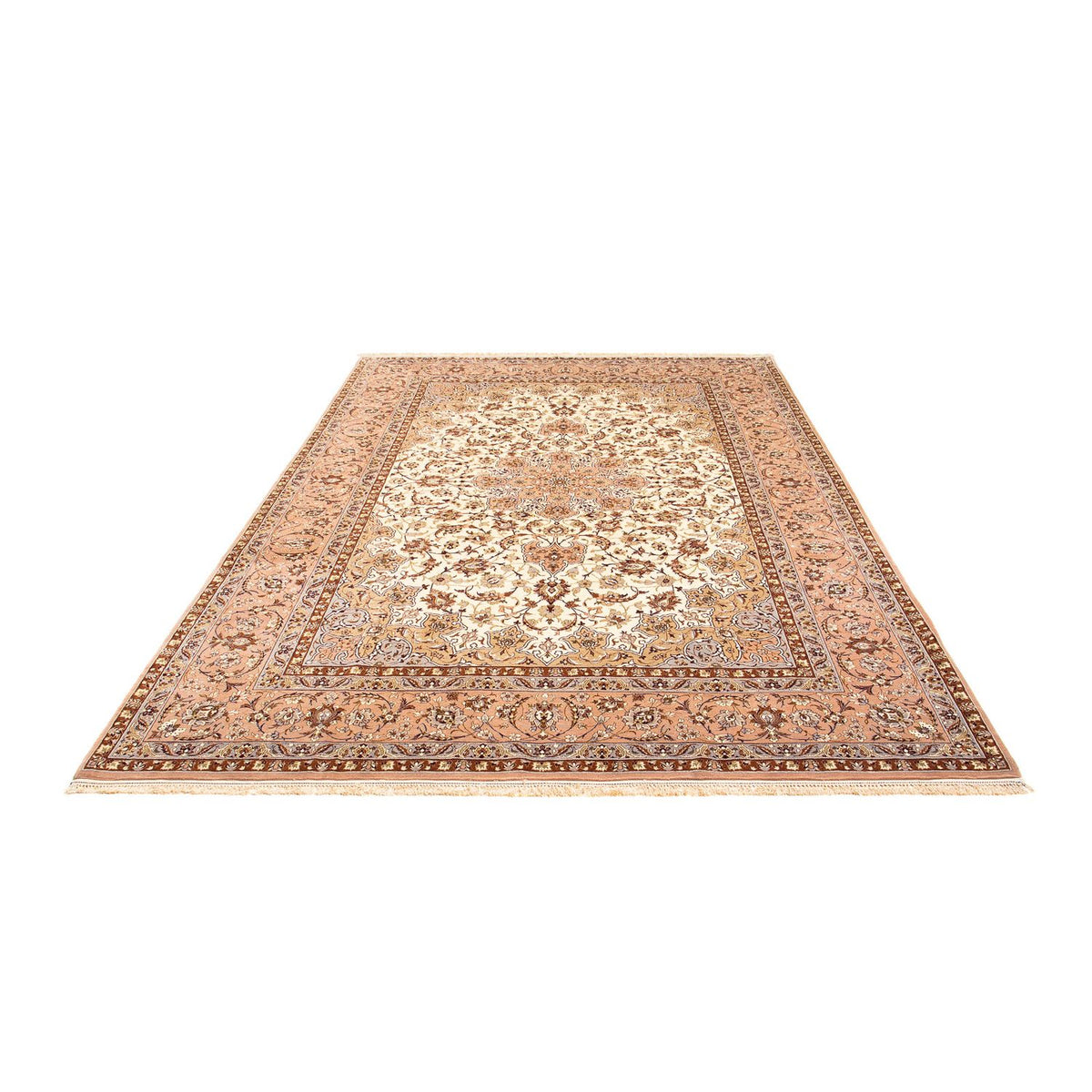 Tappeto Persero - Isfahan - Premio - 291 x 200 cm - marrone chiaro