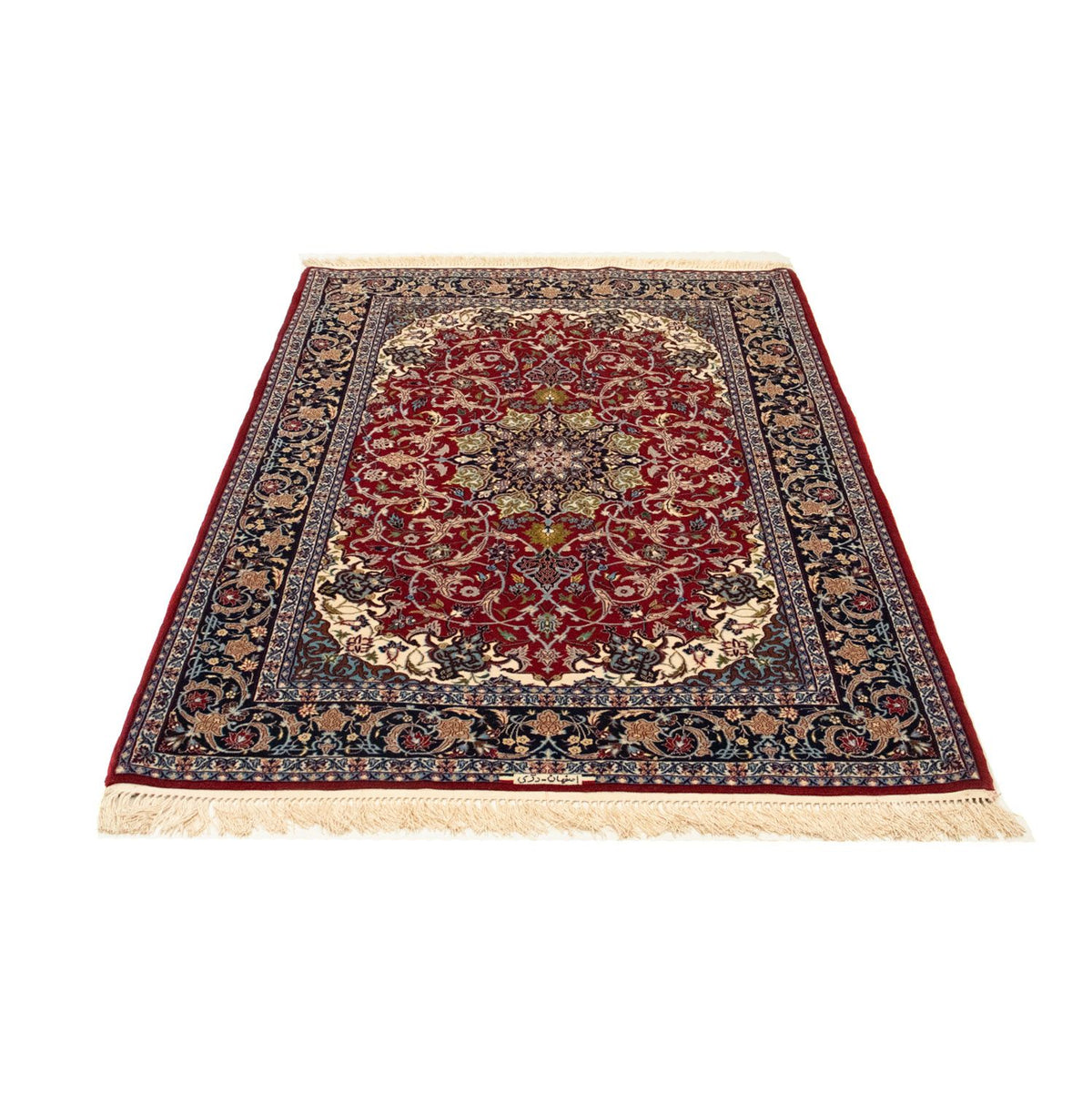 Tappeto Persero - Isfahan - Premio - 169 x 112 cm - rosso