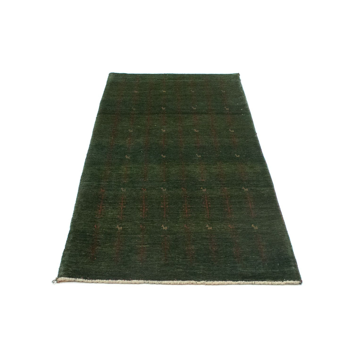 Tappeto corsia Tappeto Gabbeh - Loribaft Persero - 209 x 87 cm - verde
