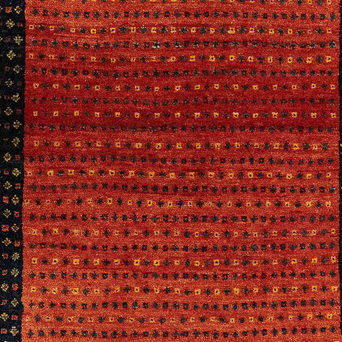 Tappeto Gabbeh - Loribaft Persero - 136 x 82 cm - rosso scuro