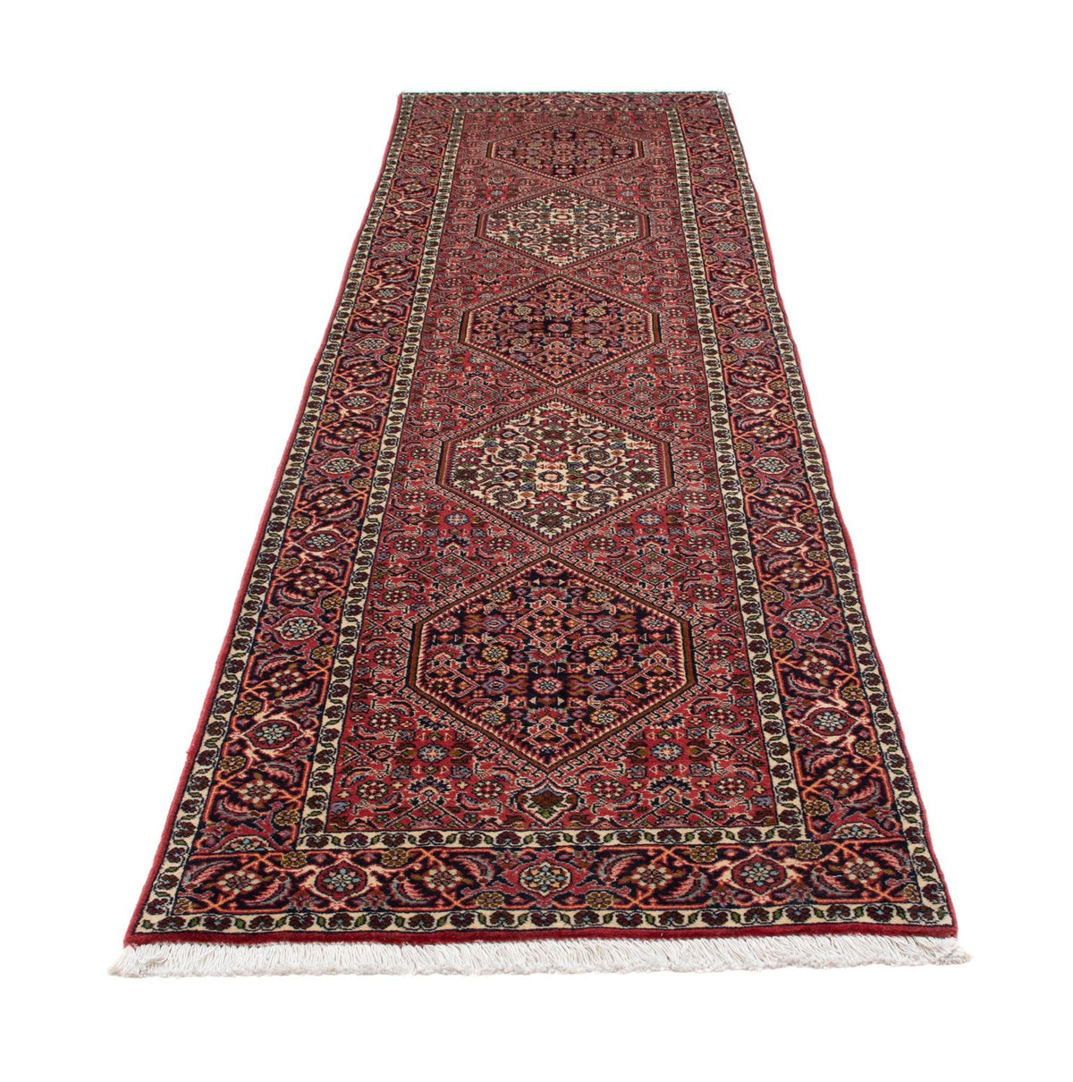 Tappeto corsia Tappeto Persero - Bidjar - 295 x 82 cm - rosso chiaro