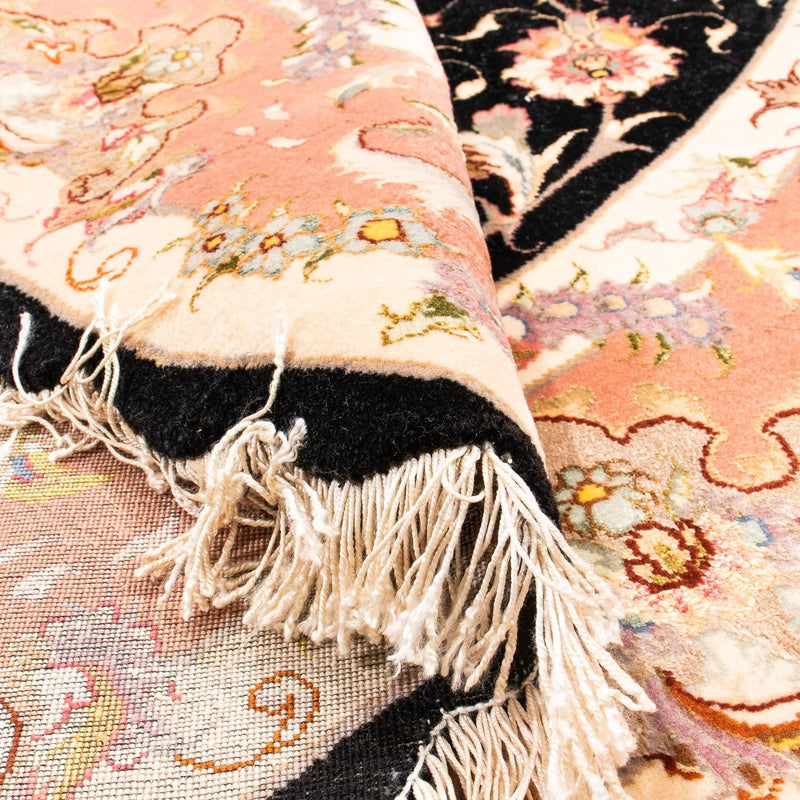 Tappeto Persero - Tabriz - Reale rotondo  - 153 x 153 cm - blu scuro