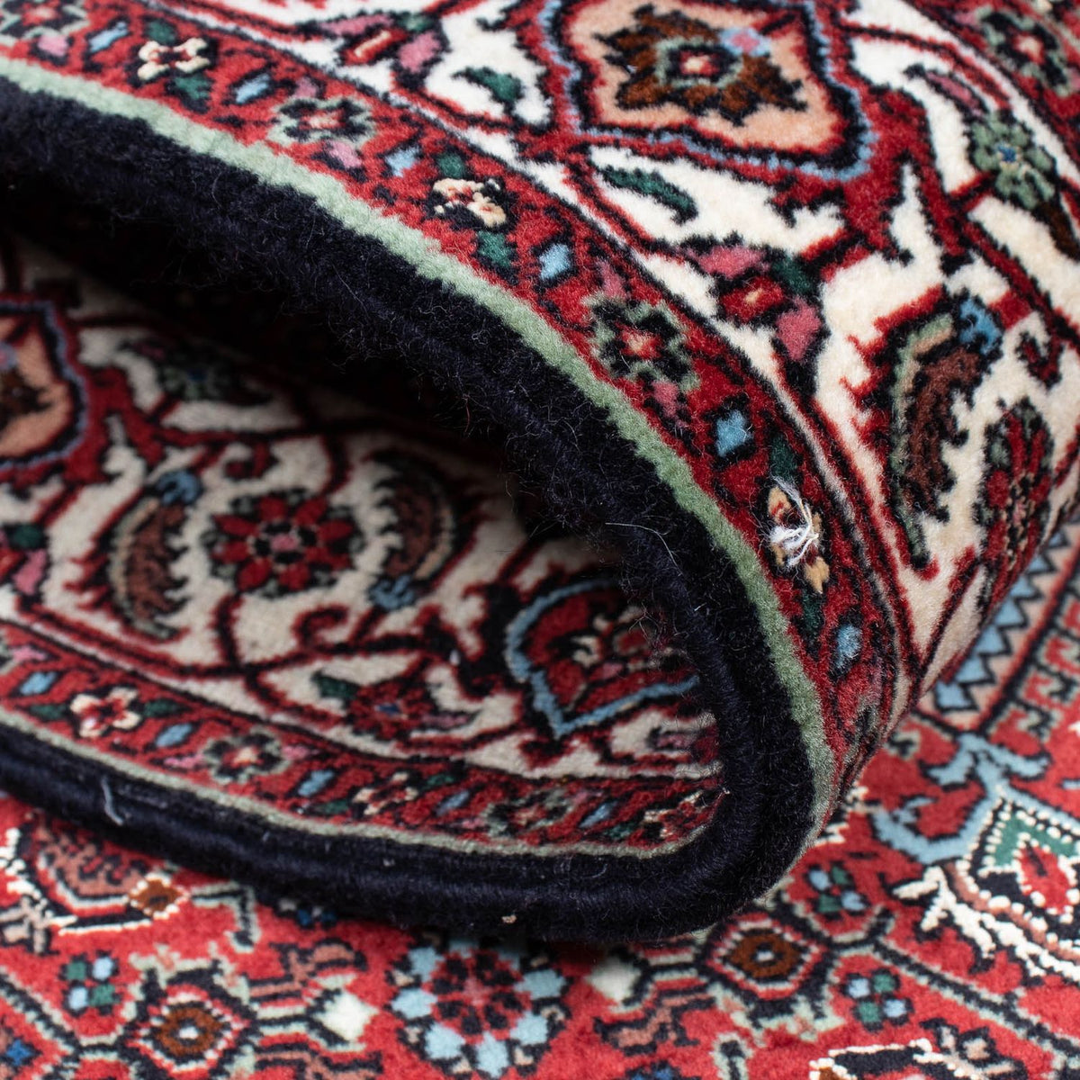 Tappeto corsia Tappeto Persero - Bidjar - 202 x 98 cm - blu scuro