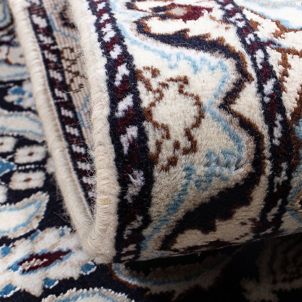 Tappeto Persero - Nain - 137 x 92 cm - blu scuro