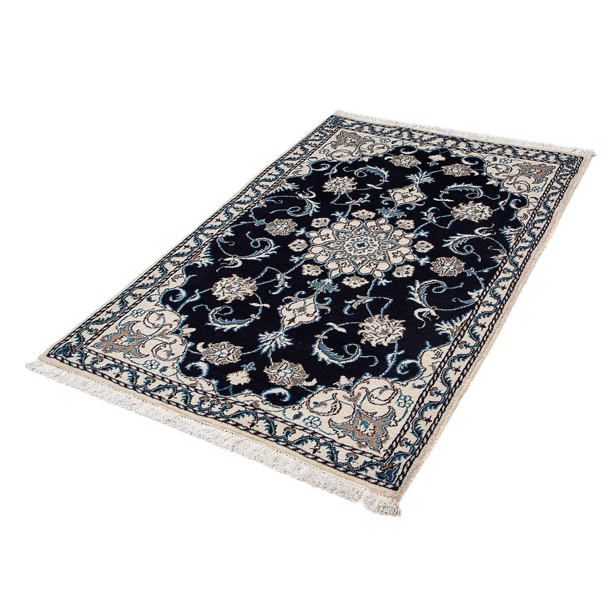 Tappeto Persero - Nain - 140 x 87 cm - blu scuro