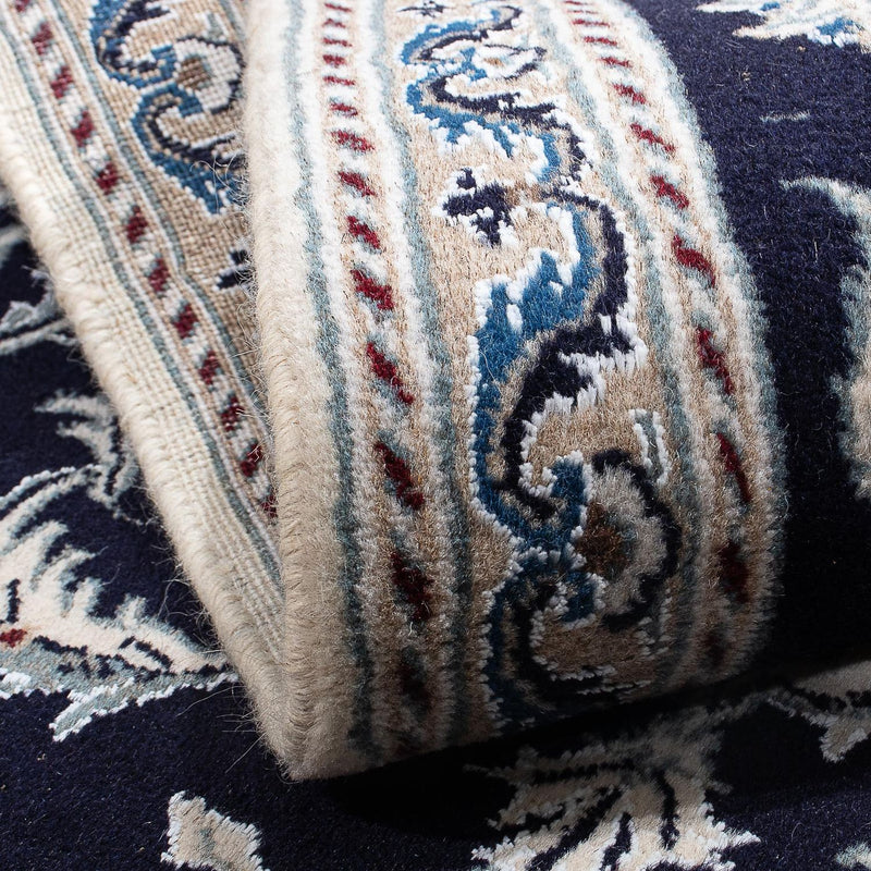 Tappeto Persero - Nain - 151 x 95 cm - blu scuro