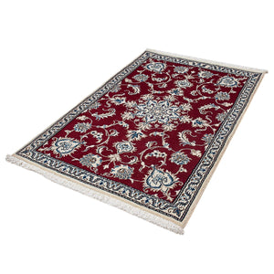 Tappeto Persero - Nain - 142 x 95 cm - rosso scuro