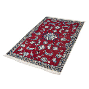 Tappeto Persero - Nain - 135 x 88 cm - rosso scuro