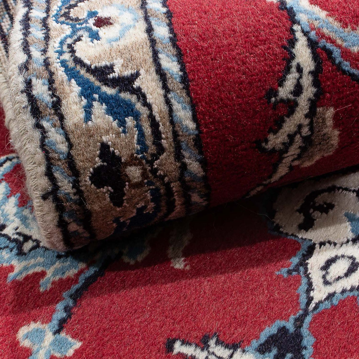 Tappeto Persero - Nain - 135 x 88 cm - rosso scuro