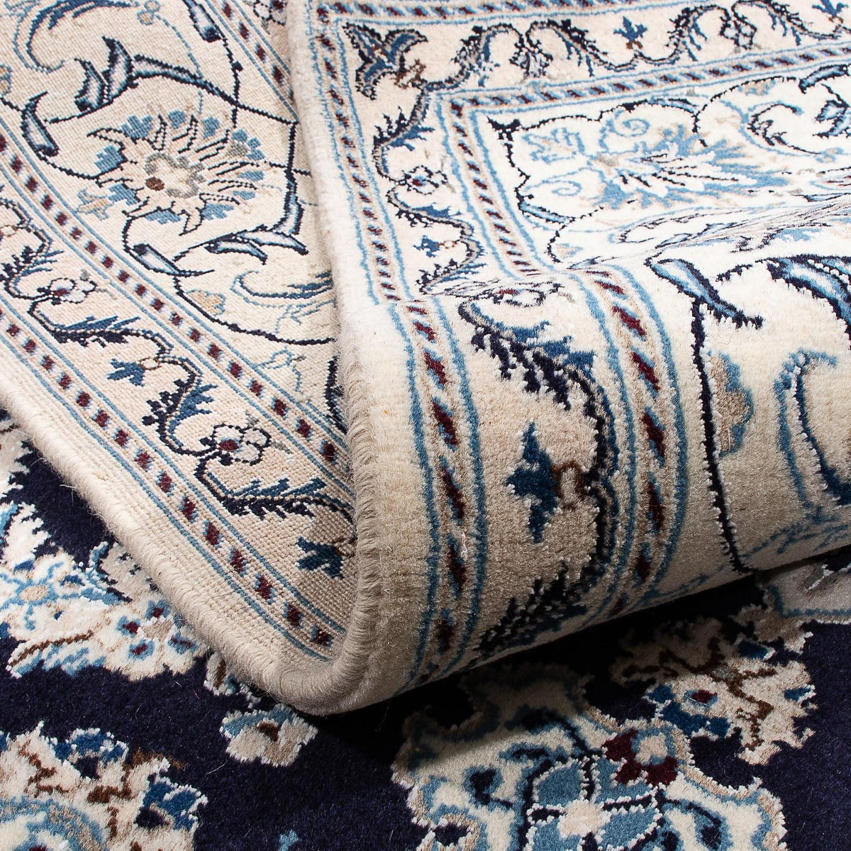 Tappeto Persero - Nain - 250 x 194 cm - blu scuro