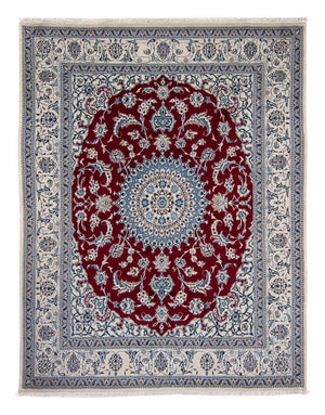 Tappeto Persero - Nain - 318 x 246 cm - rosso scuro