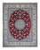 Tappeto Persero - Nain - 318 x 246 cm - rosso scuro