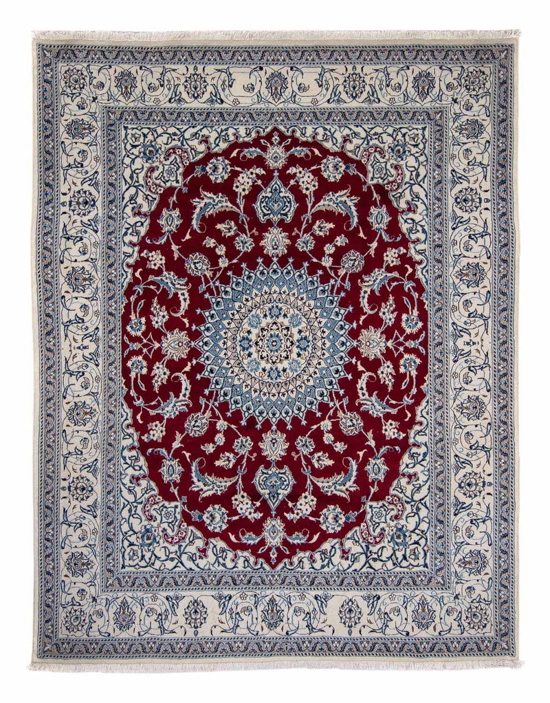 Tappeto Persero - Nain - 318 x 246 cm - rosso scuro