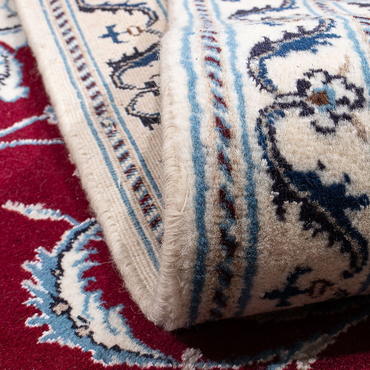 Tappeto Persero - Nain - 250 x 200 cm - rosso scuro
