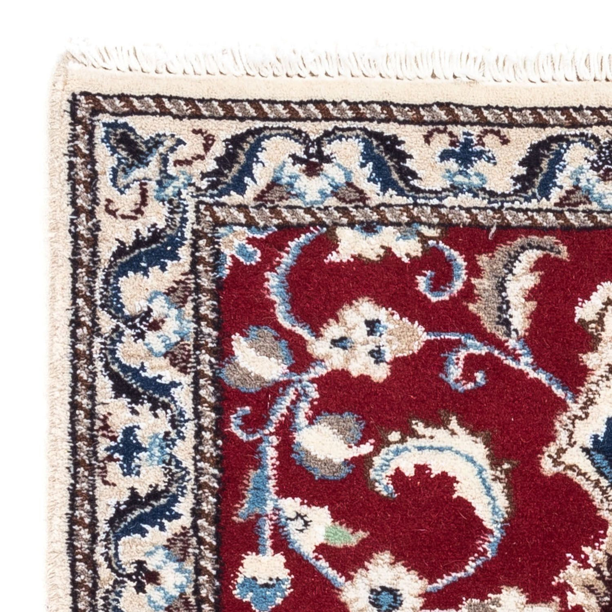 Tappeto Persero - Nain - 90 x 60 cm - rosso scuro
