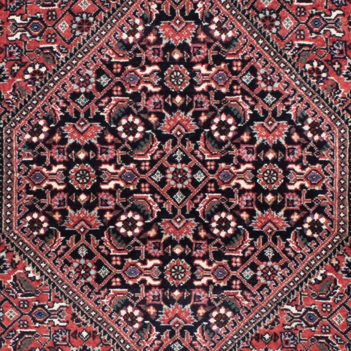 Tappeto corsia Tappeto Persero - Bidjar - 196 x 72 cm - blu scuro