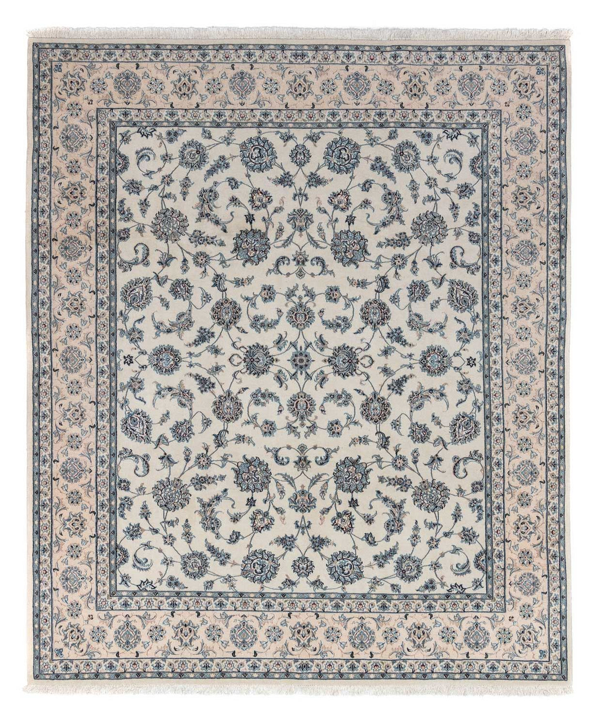 Tappeto Persero - Nain - Premio - 303 x 250 cm - argento