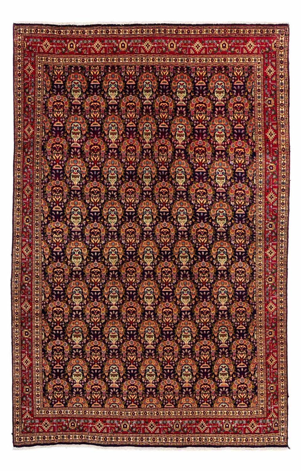 Tappeto Persero - Tabriz - Reale - 300 x 198 cm - blu scuro