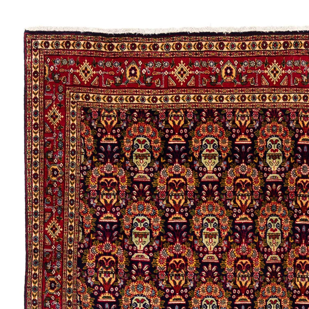 Tappeto Persero - Tabriz - Reale - 300 x 198 cm - blu scuro