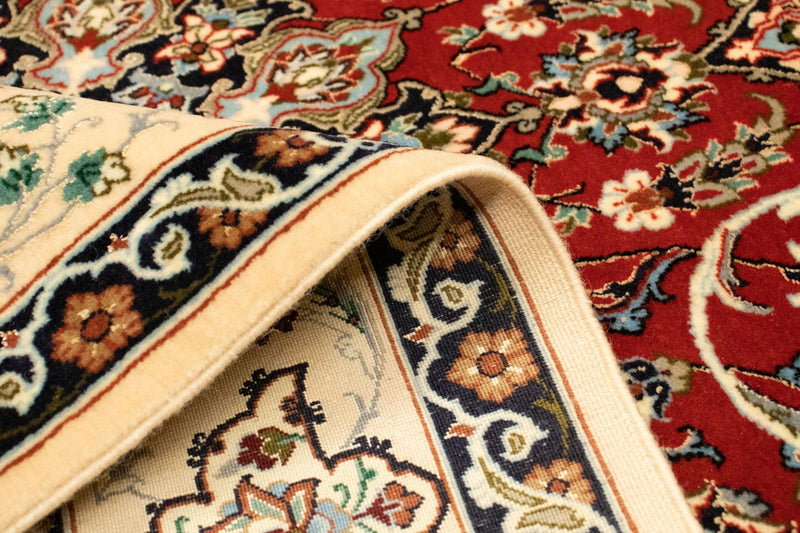 Tappeto Persero - Isfahan - Premio - 164 x 112 cm - rosso