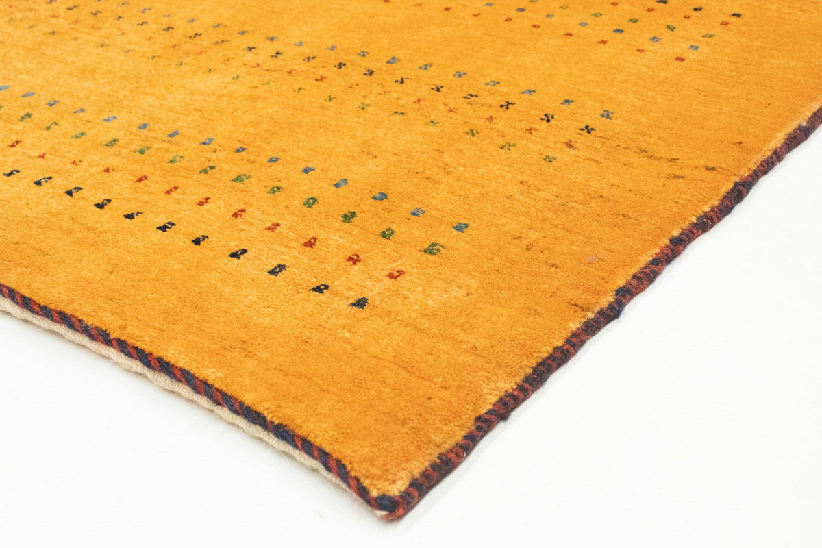 Tappeto corsia Tappeto Gabbeh - Loribaft Persero - 197 x 83 cm - oro