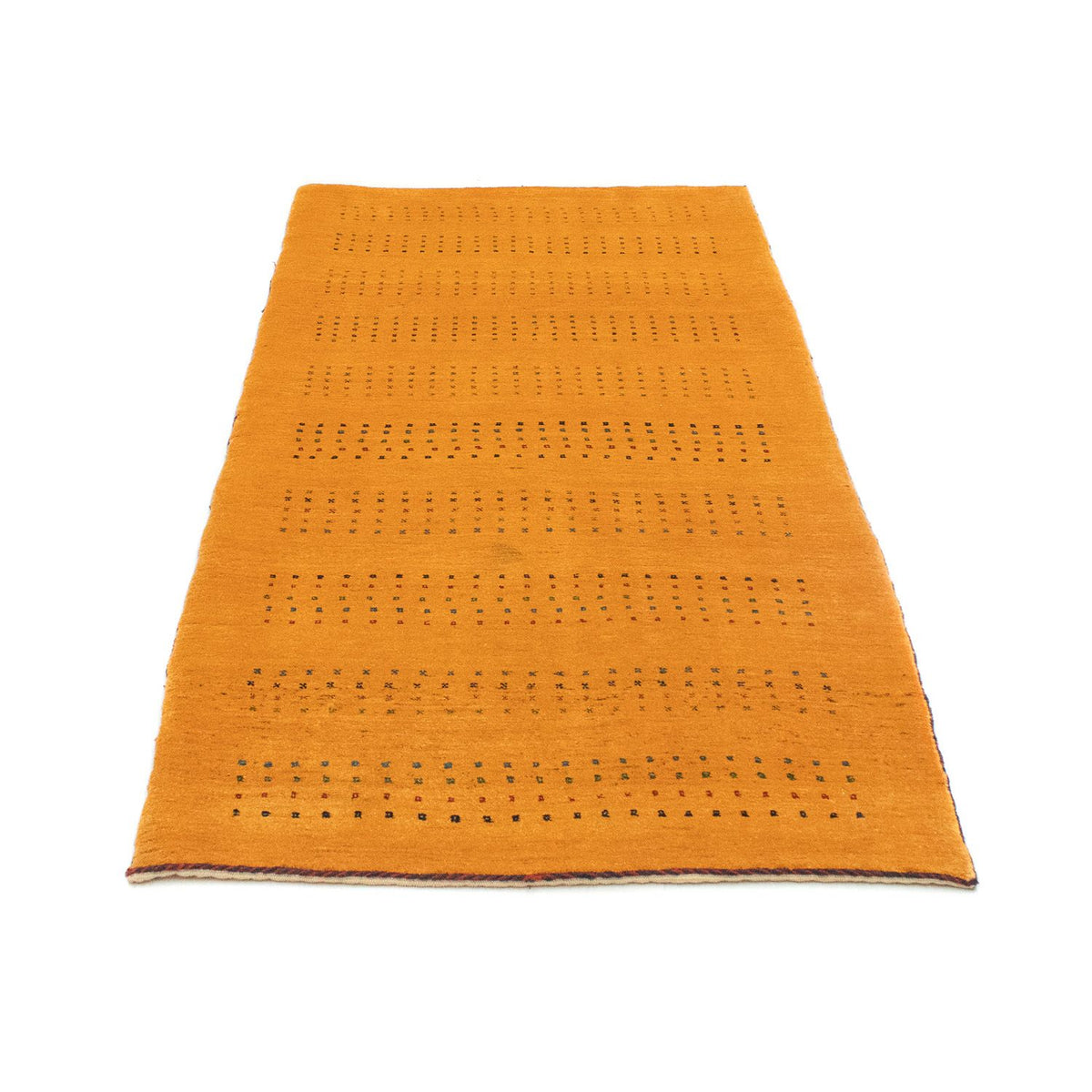Tappeto corsia Tappeto Gabbeh - Loribaft Persero - 197 x 83 cm - oro