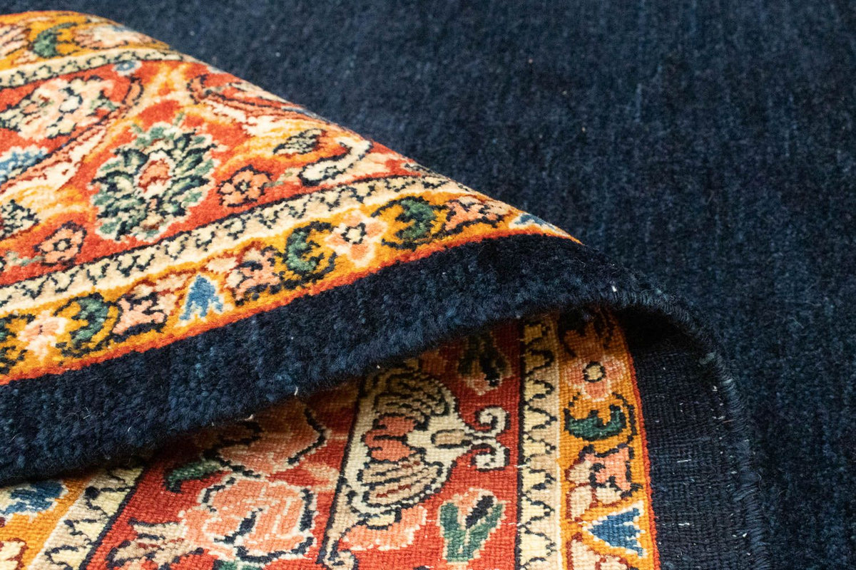 Tappeto Gabbeh - Loribaft Persero - 189 x 147 cm - blu scuro