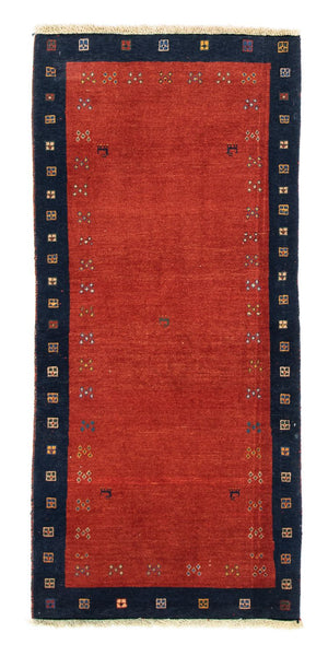 Tappeto corsia Tappeto Gabbeh - Loribaft Persero - 190 x 85 cm - rosso