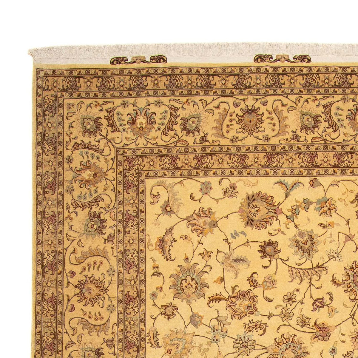 Tappeto Persero - Tabriz - Reale - 393 x 298 cm - marrone chiaro