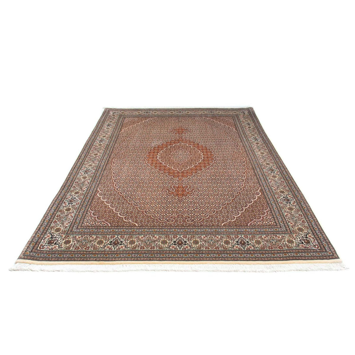 Tappeto Persero - Tabriz - 246 x 170 cm - marrone chiaro