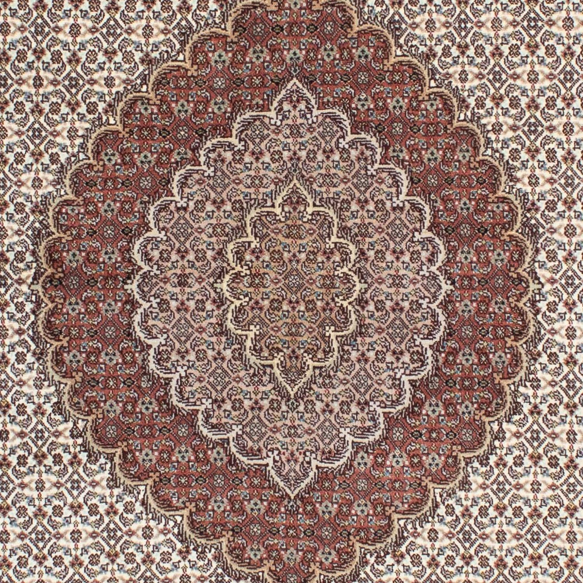 Tappeto Persero - Tabriz - Reale - 205 x 153 cm - marrone chiaro
