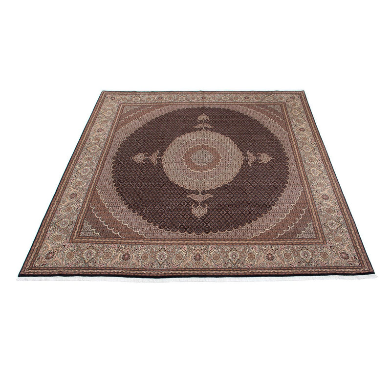 Tappeto Persero - Tabriz quadrato  - 315 x 298 cm - marrone scuro