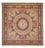Tappeto Persero - Tabriz - Reale quadrato - 253 x 250 cm - marrone chiaro