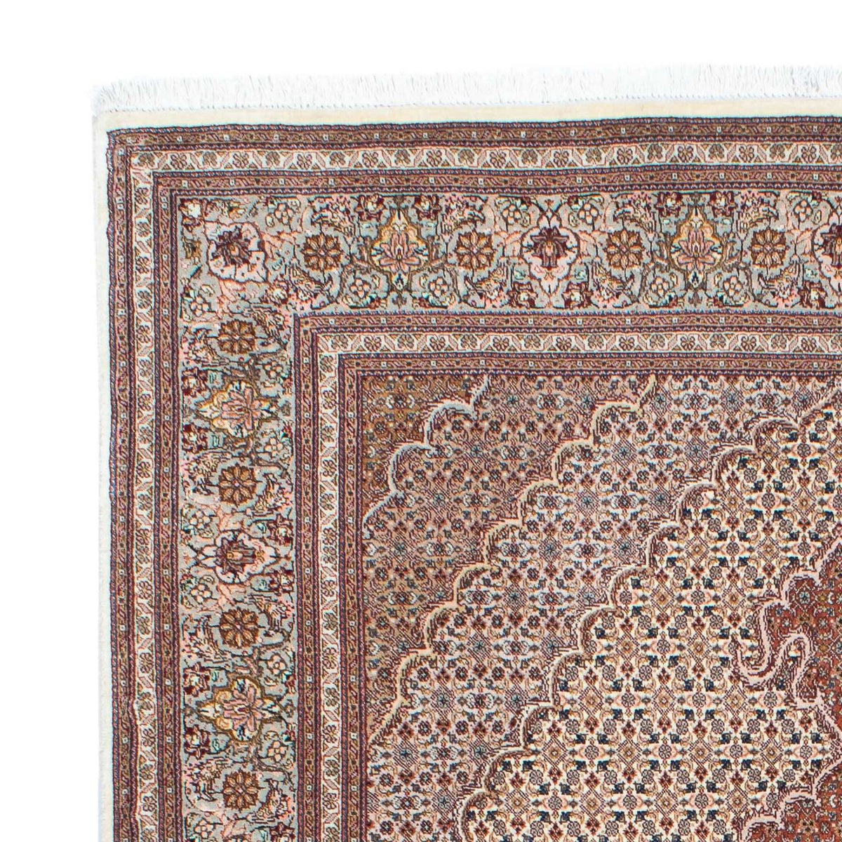 Tappeto Persero - Tabriz - 202 x 150 cm - marrone chiaro