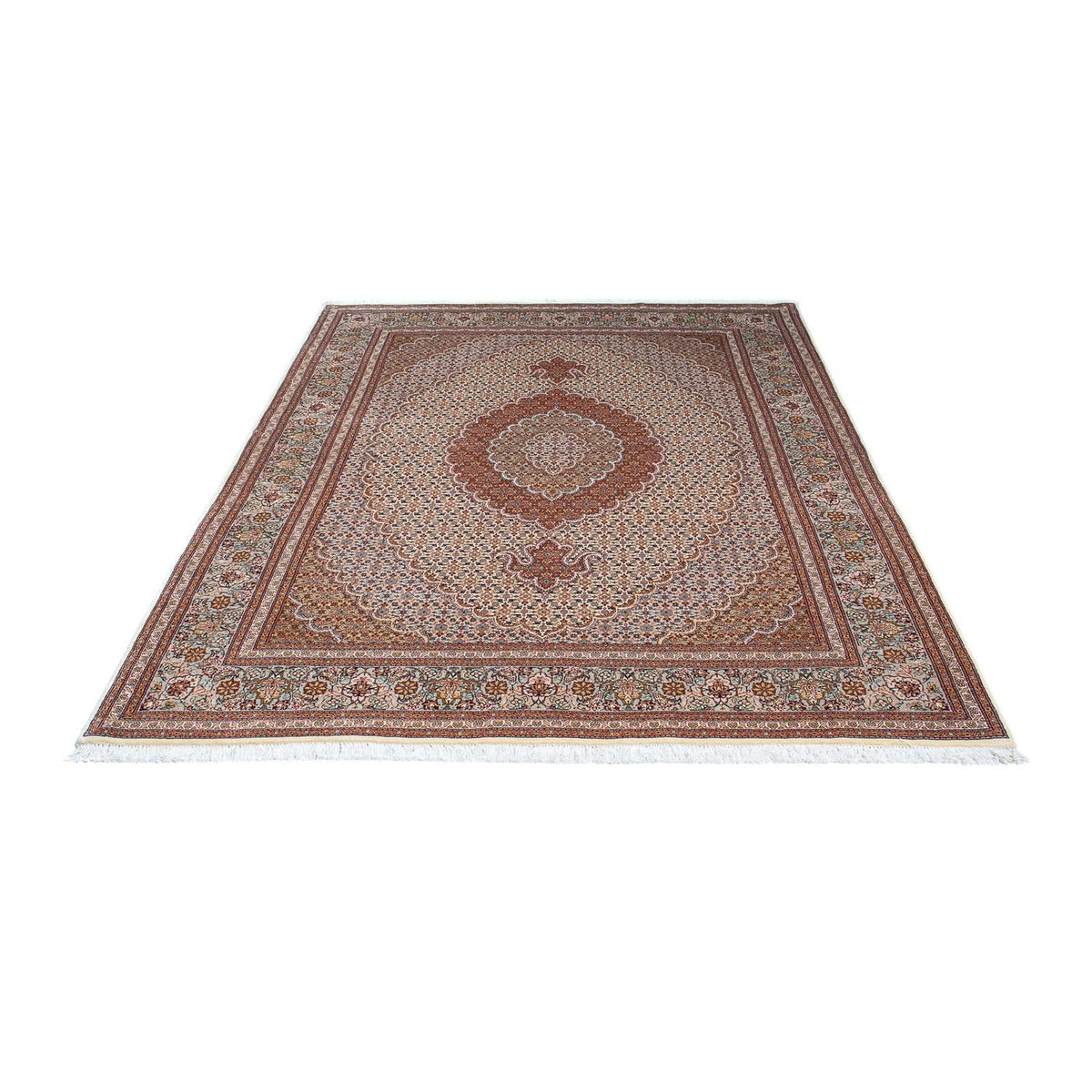 Tappeto Persero - Tabriz - 202 x 150 cm - marrone chiaro
