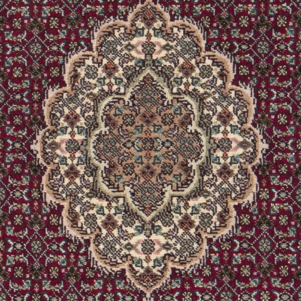 Tappeto Persero - Tabriz - Reale - 95 x 61 cm - rosso scuro