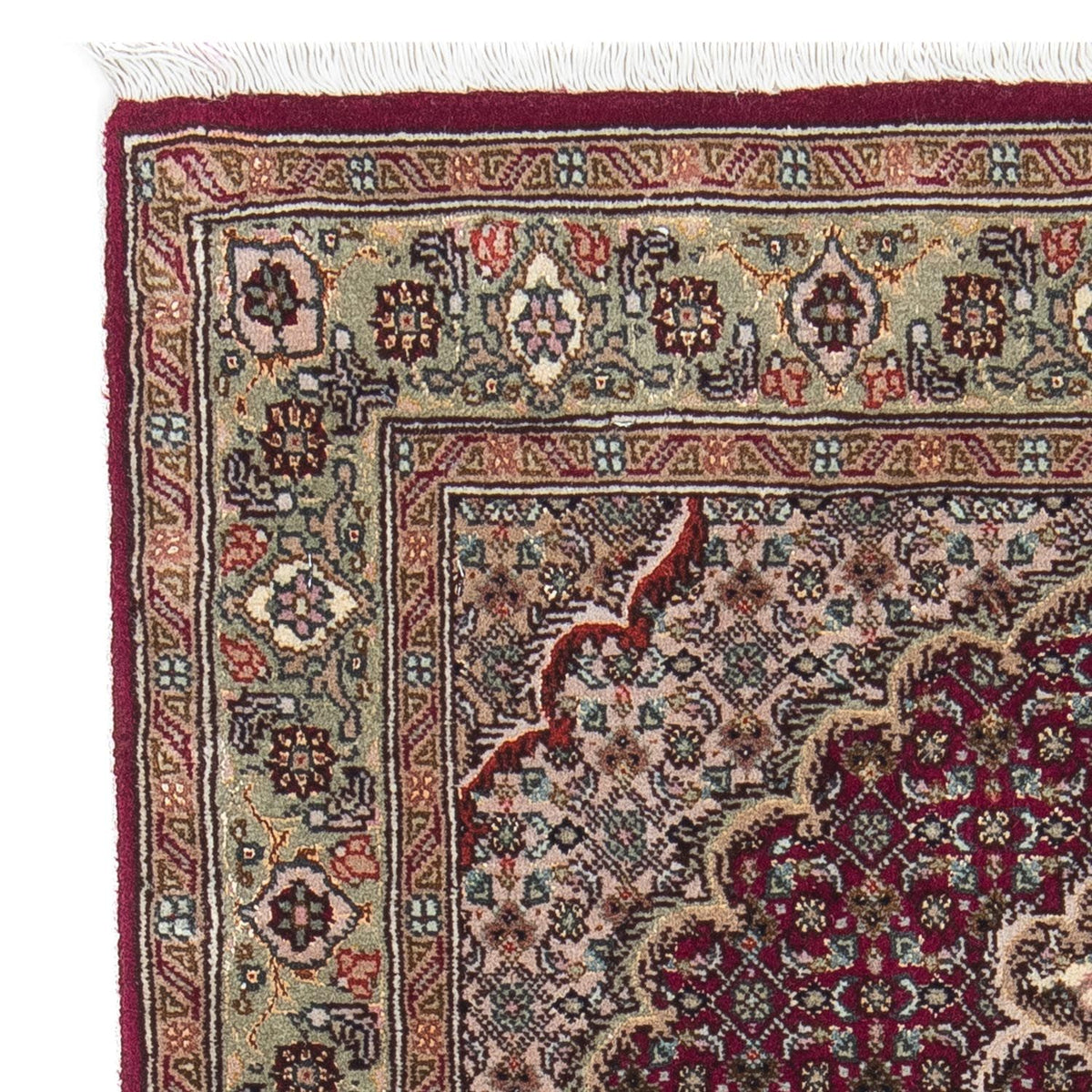 Tappeto Persero - Tabriz - Reale - 95 x 61 cm - rosso scuro