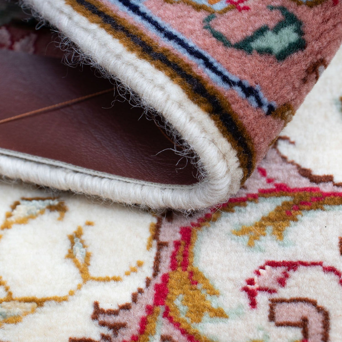 Tappeto Persero - Tabriz - Reale - 83 x 56 cm - beige