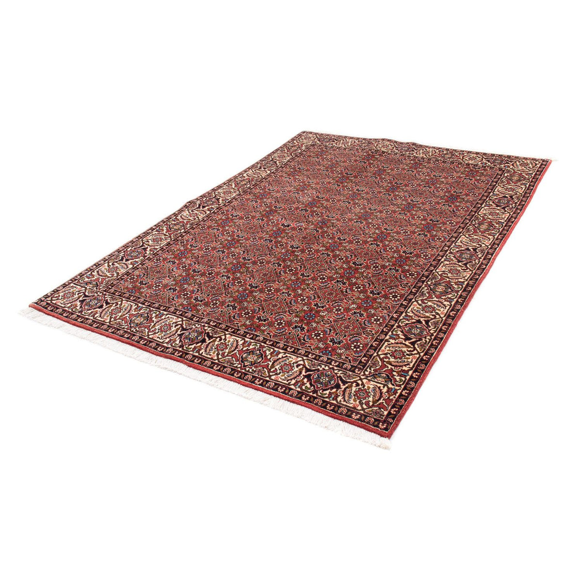 Tappeto Persero - Bidjar - 205 x 141 cm - rosso scuro