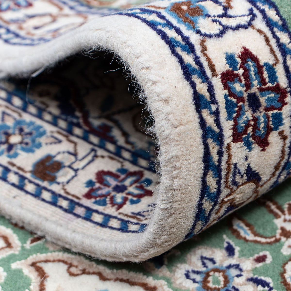 Tappeto corsia Tappeto Persero - Nain - Reale - 410 x 62 cm - verde