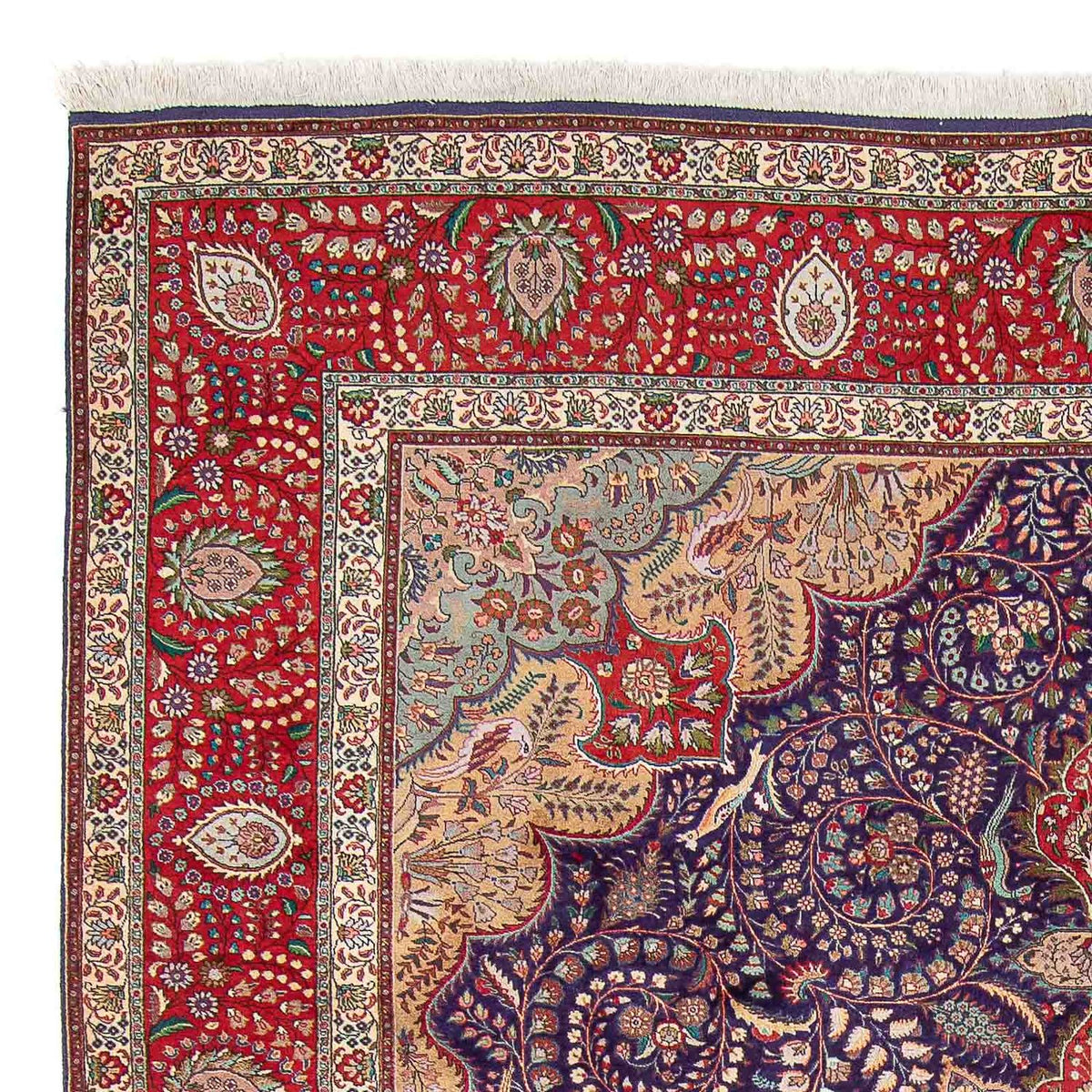 Tappeto Persero - Tabriz - Reale - 374 x 296 cm - blu