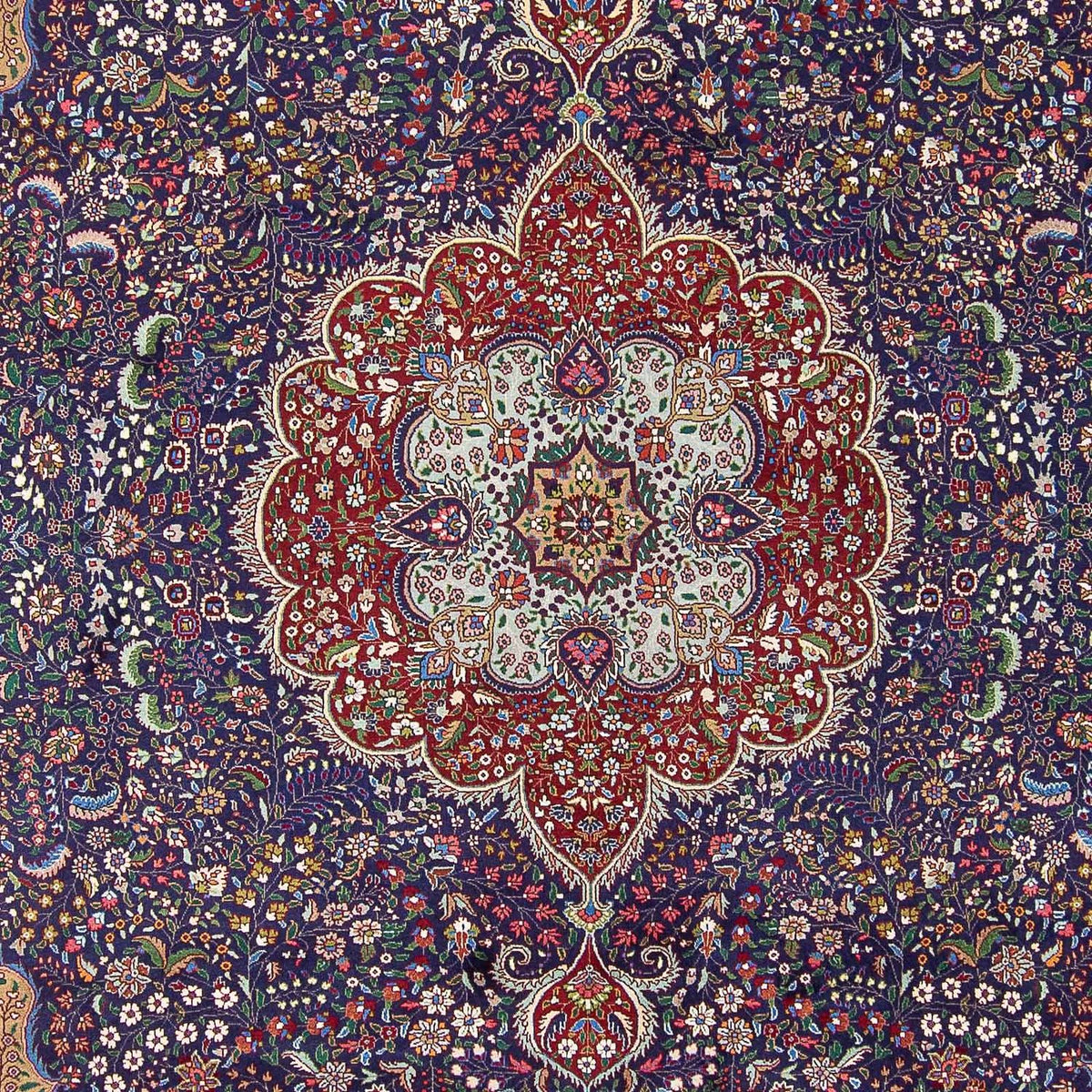 Tappeto Persero - Tabriz - Reale - 391 x 300 cm - blu