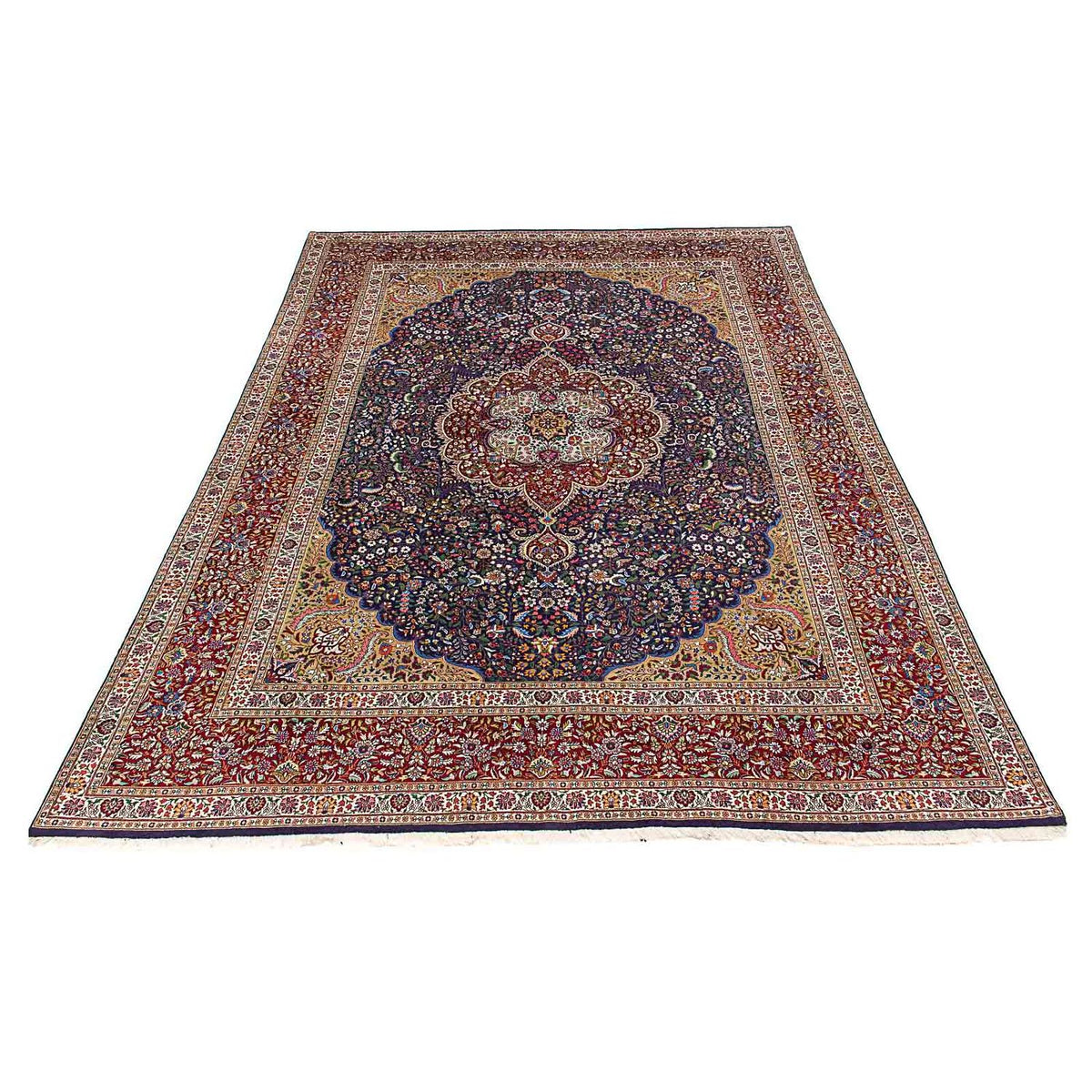 Tappeto Persero - Tabriz - Reale - 391 x 300 cm - blu