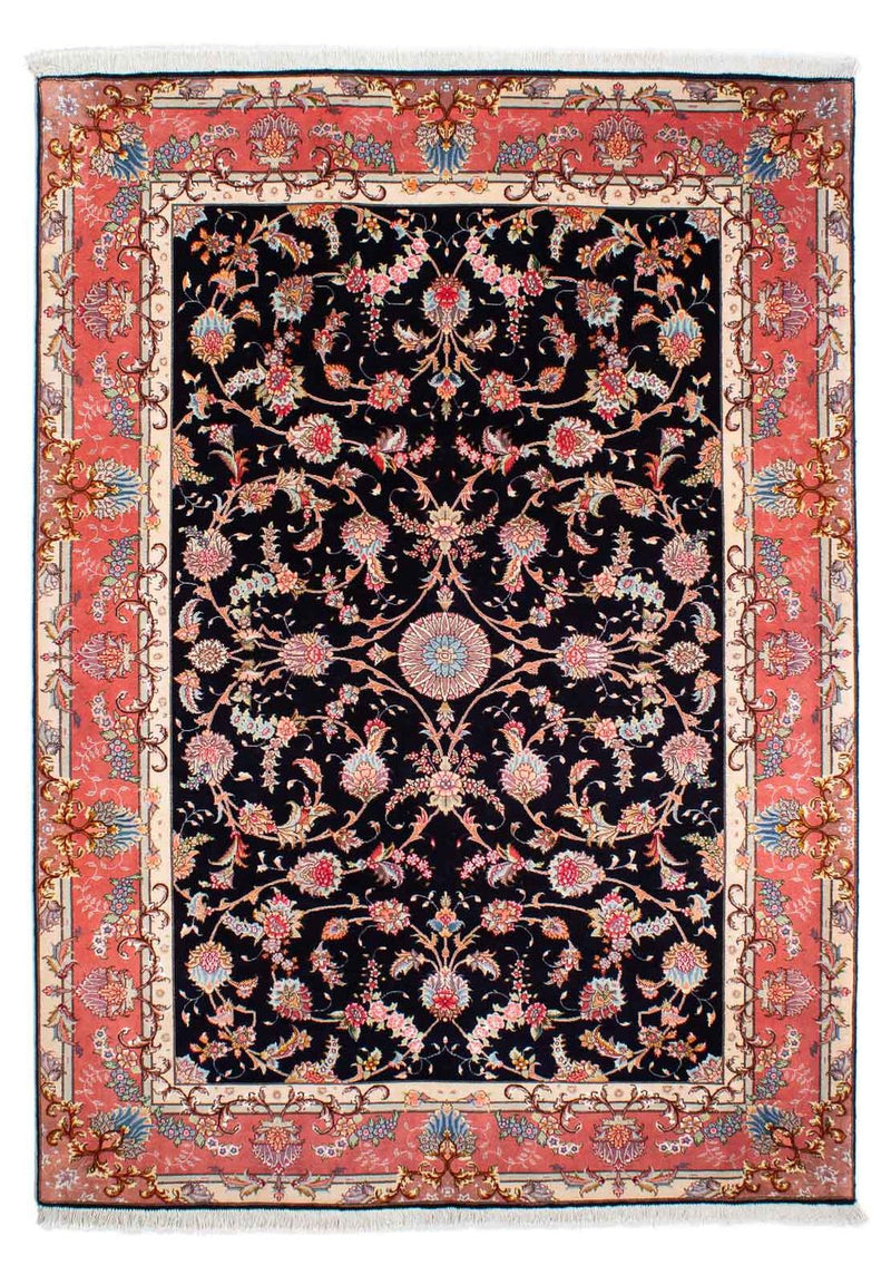 Tappeto Persero - Tabriz - Reale - 238 x 172 cm - blu scuro