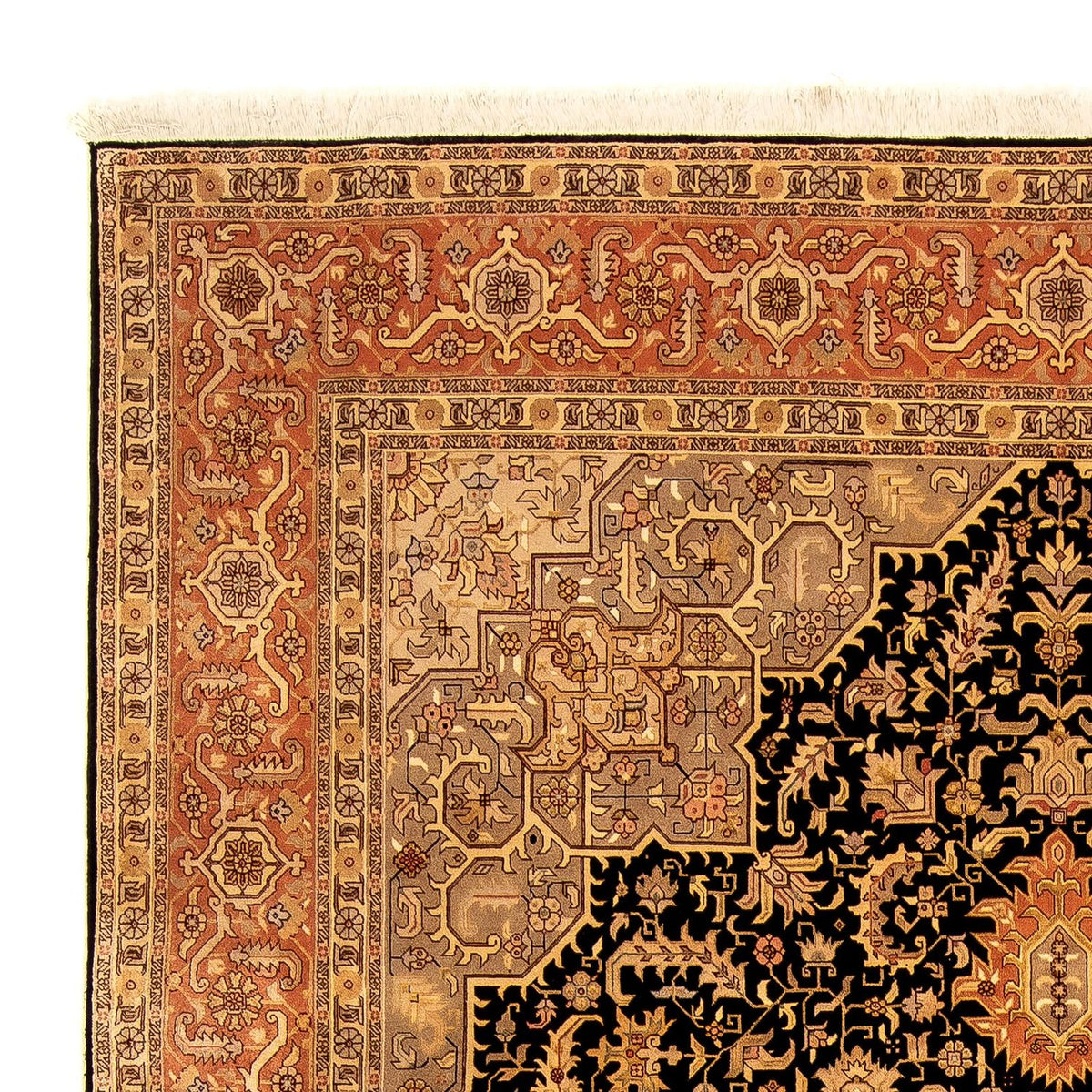 Tappeto Persero - Tabriz - Reale - 348 x 248 cm - marrone chiaro