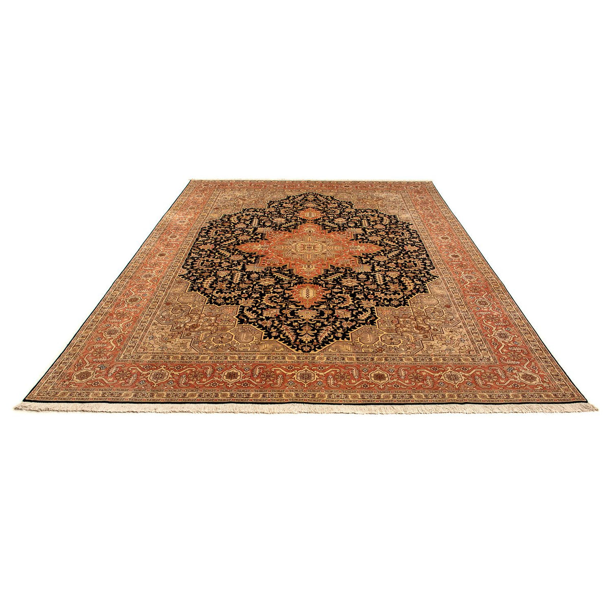 Tappeto Persero - Tabriz - Reale - 348 x 248 cm - marrone chiaro