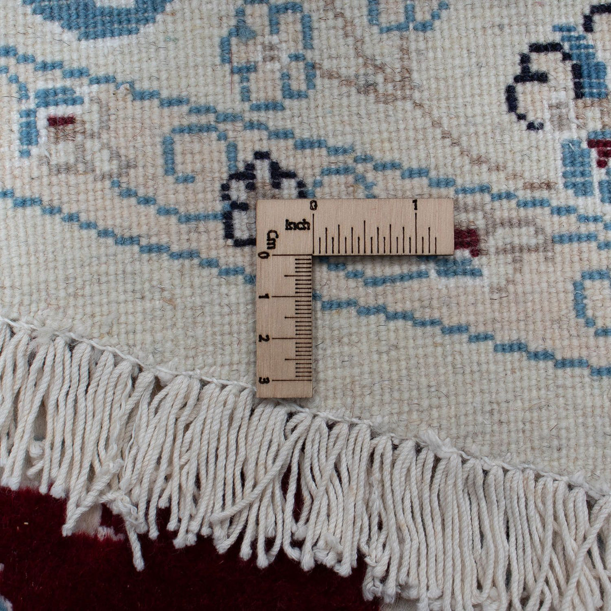 Tappeto Persero - Nain rotondo  - 295 x 295 cm - rosso scuro