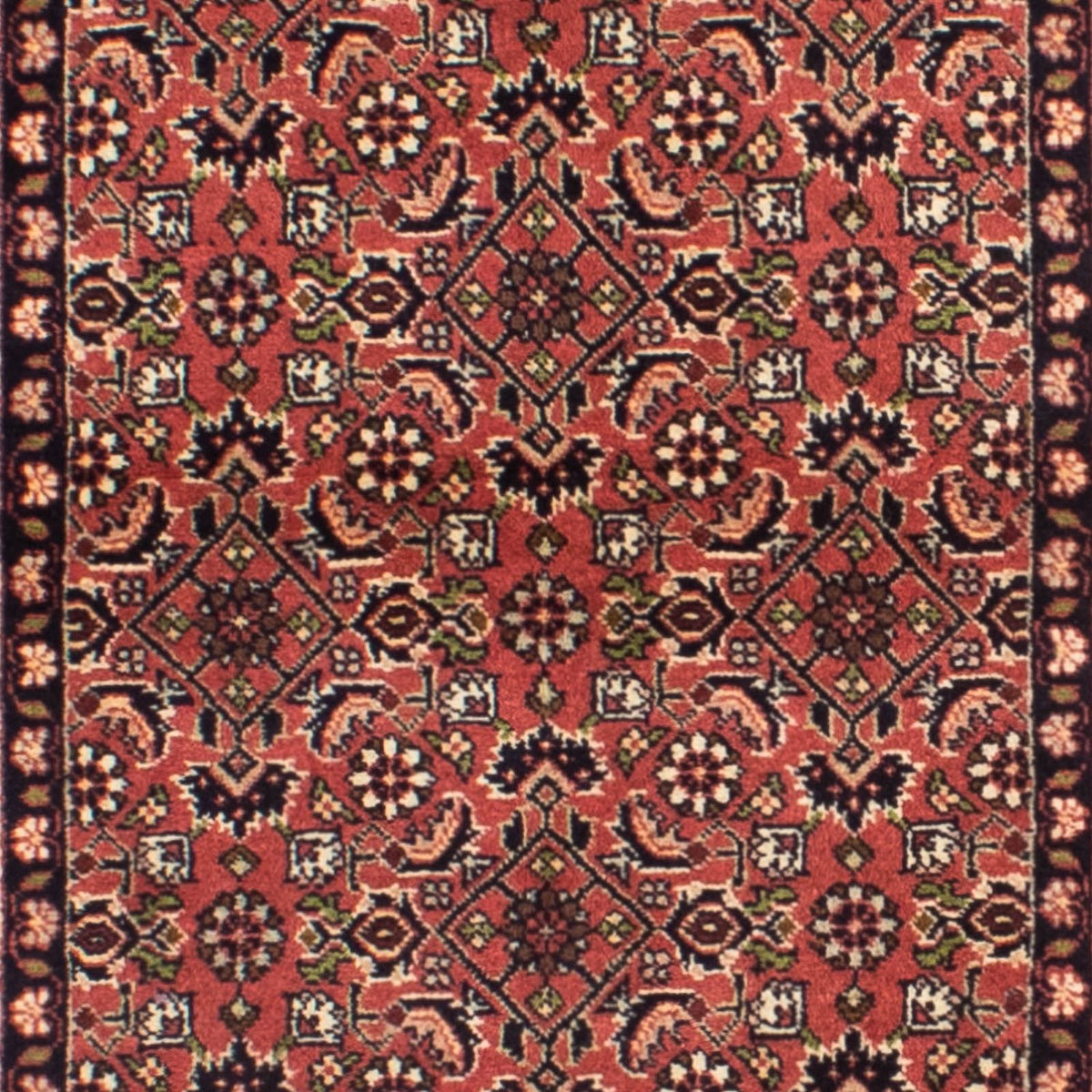 Tappeto corsia Tappeto Persero - Bidjar - 295 x 83 cm - rosso scuro